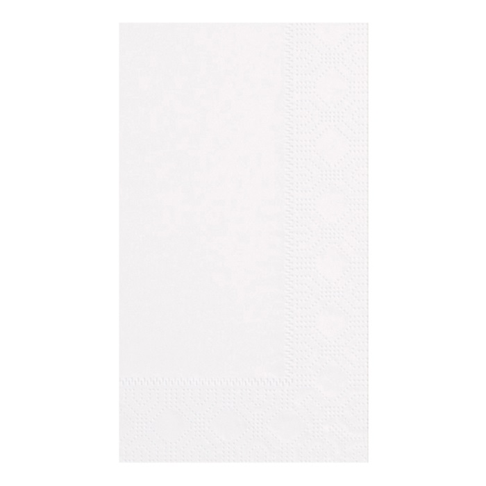 Bulk White Embossed Dinner Napkins 3,000 ct