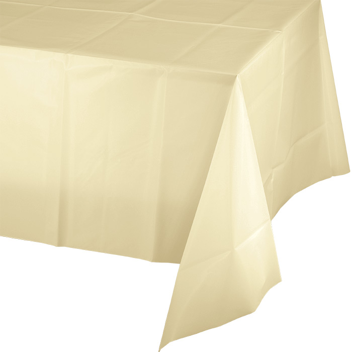 Wholesale Plastic OffWhite Tablecloths