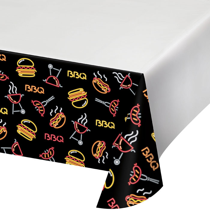 Wholesale Neon BBQ Paper Tablecloths