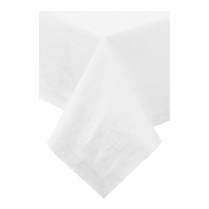 Bulk White Cellutex 54" x 108" Paper Tablecloths