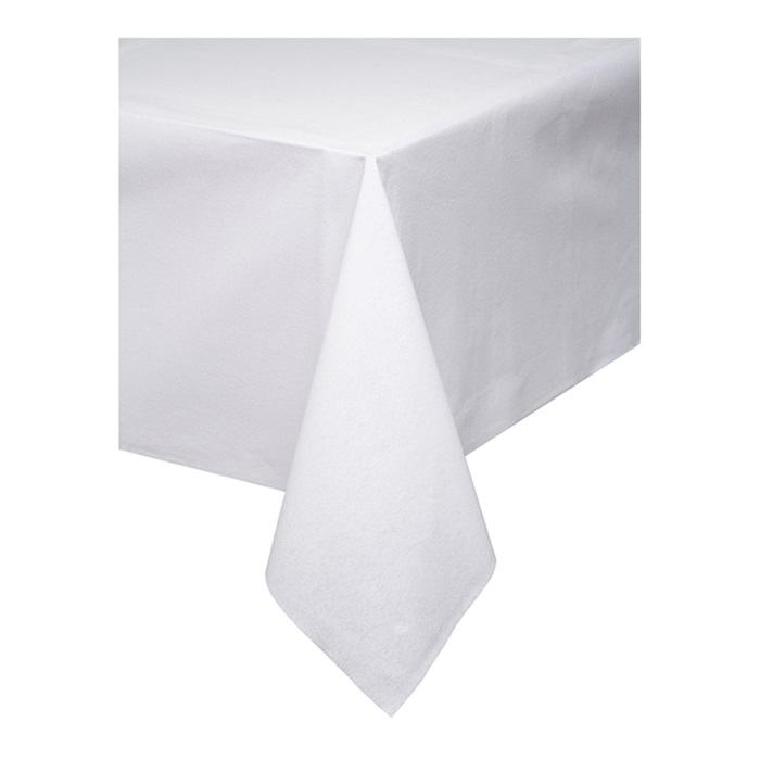 Wholesale White LinenLike 50" x 108" Tablecloths