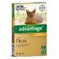 Advantage Flea Control for Cats over 9 lbs = Over 4 kg 4 pack