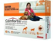 OUT OF STOCK Comfortis for Cats 2.8-5.4kg (6-11.8lbs) Orange
