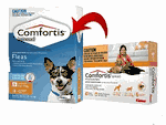 OUT OF STOCK  Sml Dog (Orange) 4.5 to 9kg (10 to 20lbs) 6 Month Pack