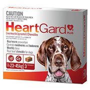 Heartgard Plus Lge Dog 50 - 99 lbs - 23-45 kg ( 6 Month Pack)