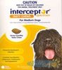 Interceptor for Dogs (25 - 50lbs) 11-22kg (6 Month Pack)