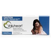 Valueheart - for Dogs (2 - 22lbs ) 11kg - 6 Month Pk.