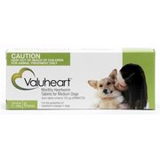 Valueheart - for Dogs (24 lbs to 44 lbs) 11 to 20 kg - 6 Month Pack