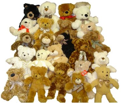 #TB10, 10"-15" TEDDY BEAR MIX (SELLING BY DOZEN)