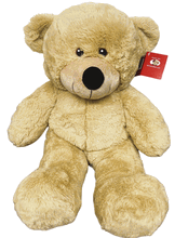 #B16- 10" Golden tan embroidery eye bear