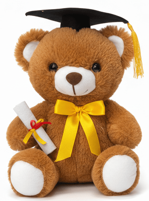 #G01- 10' GRADUATION TEDDY BEAR