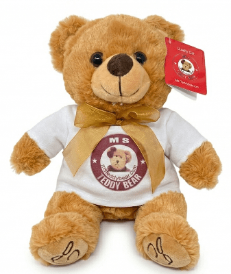 #TD47- 10" BROWN BEAR WITH LOGO TEE
