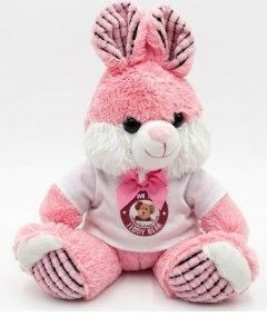 10" PINK BUNNY WITH LOGO TEE