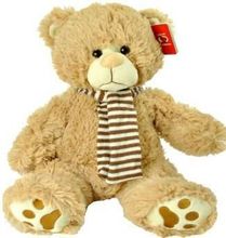#B26- 10" TEDDY BEAR WITH SCARF
