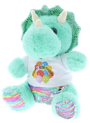 #HB3- 10" HAPPY BIRTHDAY DINO 