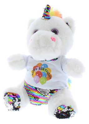 #HB4- 10" HAPPY BIRTHDAY UNICORN