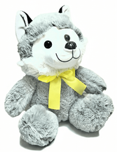 #SA2- 10" HUSKEY STUFFED ANIMALS DOG