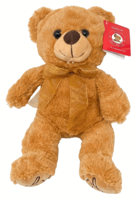 #B7- 10" BROWN TEDDY BEAR