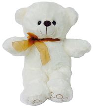#B27- 10" CREAM TEDDY BEAR