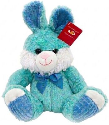 #SF51- 10" COLORFUL PLUSH BUNNY