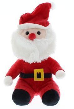 #X12- 10" PLUSH SANTA CLAUS