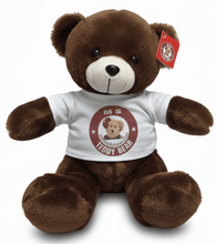 #TD15- 11" CHOCOLATE TEDDY BEAR WITH YOUR LOGO
