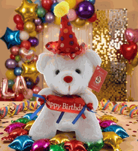 #C39- 11" HAPPY BIRTHDAY BEAR