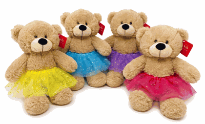12" TEDDY BEAR WITH TUTU