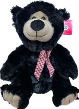  #C14- 12" SITTING BLACK GIFT TEDDY BEAR 