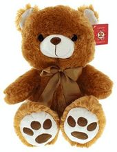 #C8-MY66496-12b, 12" SITTING "HAPPY BEAR" 