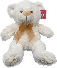 #C7- 12" CREAM TEDDY BEAR 