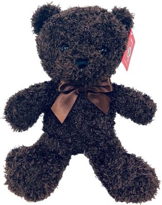 #C12- 12" CHOCOLATE TEDDY BEAR 