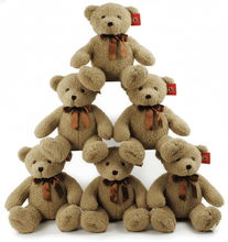 #FM104- FREE SHIPPING BOX - 12" PALE BROWN BEARS (16 PCS, $6.25/PC)