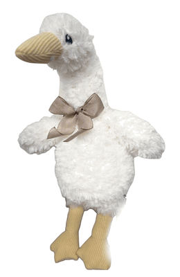 #sf4-12" white stuffed animal goose