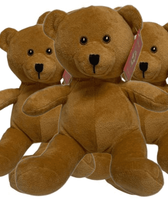 #FS7- 22 PCS OF 7" TEDDY BEARS WITH FREE SHIPPING - $4.55/PC