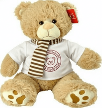 #TK1- 24" TAN TEDDY BEAR WITH LOGO TEE  