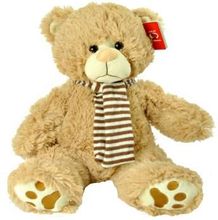 #F9- 24" SCARF TAN TEDDY BEAR 