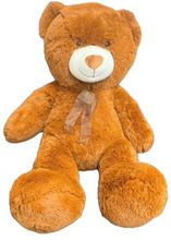 #F1- 36" BROWN SMILE TEDDY BEAR