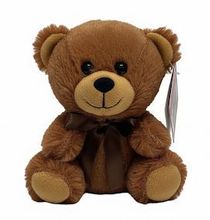 #A16- 5" BROWN TEDDY BEAR