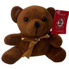 #A32, 5" DARK BROWN BEAR