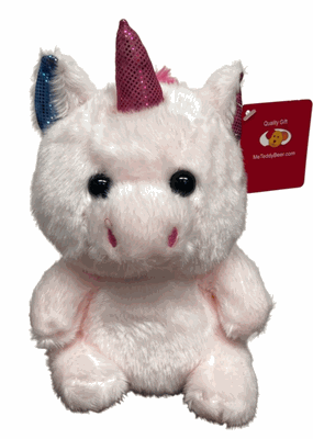 #SU13- 6.5" Plush unicorn