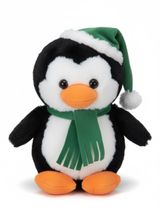 #X1B- 7" CHRISTMAS PLUSH TOY PENGUIN