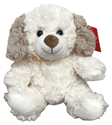 #SA5- 7" CREAM PUPPY DOG