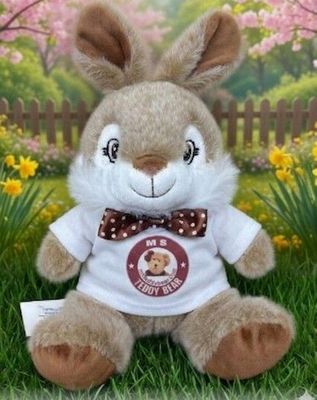 7" BROWN BUNNY WITH LOGO TEE