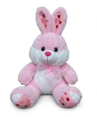 #OT32-7" PINK PLUSH BUNNY