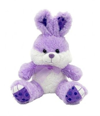 #OT33- 7" PURPLE PLUSH BUNNY
