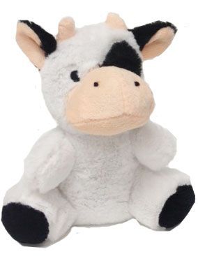 #SF5e-7" STUFFED COW WITH EMBROIDERY EYES