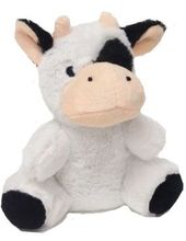 #SF5e-7" STUFFED COW WITH EMBROIDERY EYES