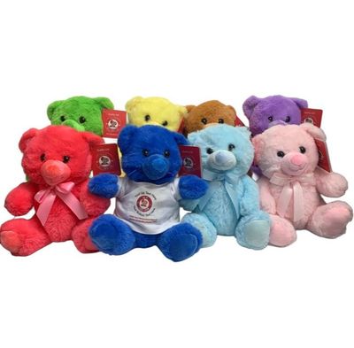 #TA4- 7" COLORFUL MIX BEARS WITH LOGO TEE
