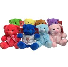 #TA4- 7" COLORFUL MIX BEARS WITH LOGO TEE